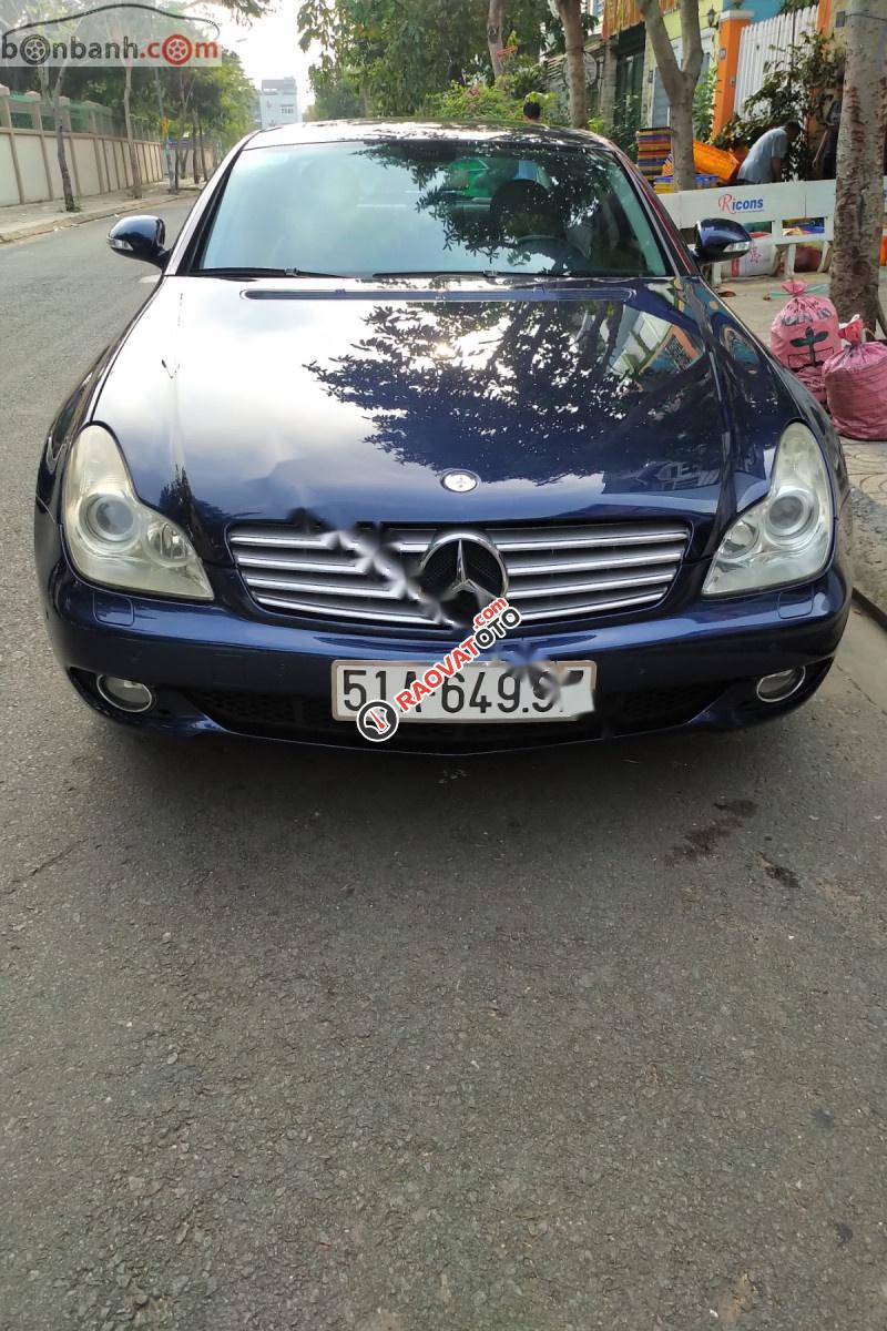 Xe Mercedes CLS 350 đời 2004, màu xanh lam, nhập khẩu  -7