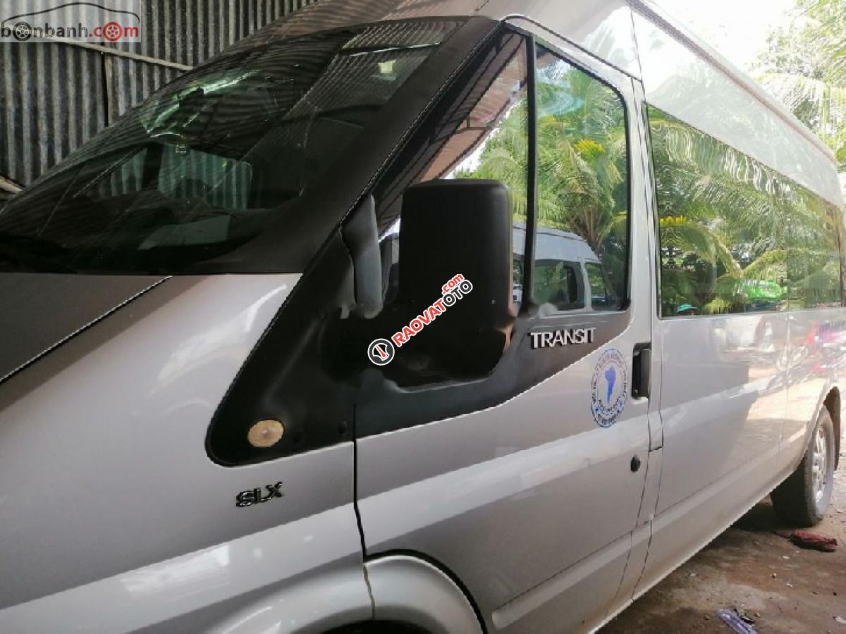 Cần bán Ford Transit Luxury đời 2014, màu bạc xe gia đình -0