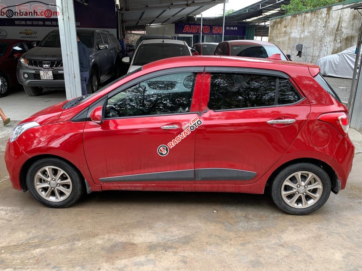 Bán Hyundai Grand i10 1.0 AT đời 2016, màu đỏ, nhập khẩu -6