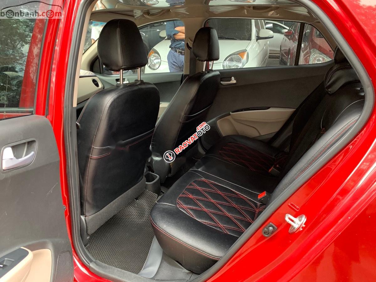Bán Hyundai Grand i10 1.0 AT đời 2016, màu đỏ, nhập khẩu -7