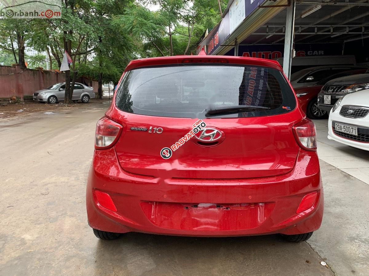 Bán Hyundai Grand i10 1.0 AT đời 2016, màu đỏ, nhập khẩu -0