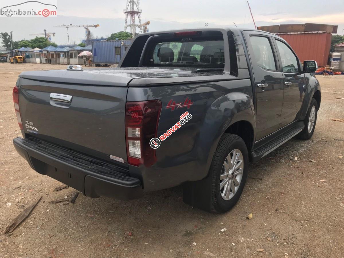 Bán Isuzu Dmax LS Prestige 3.0L 4x4 AT đời 2018, màu xám, xe nhập-2