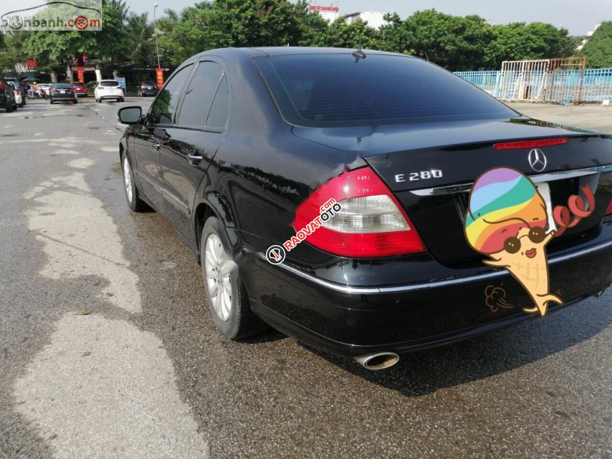 Cần bán gấp Mercedes E280 sản xuất 2008, màu đen-1