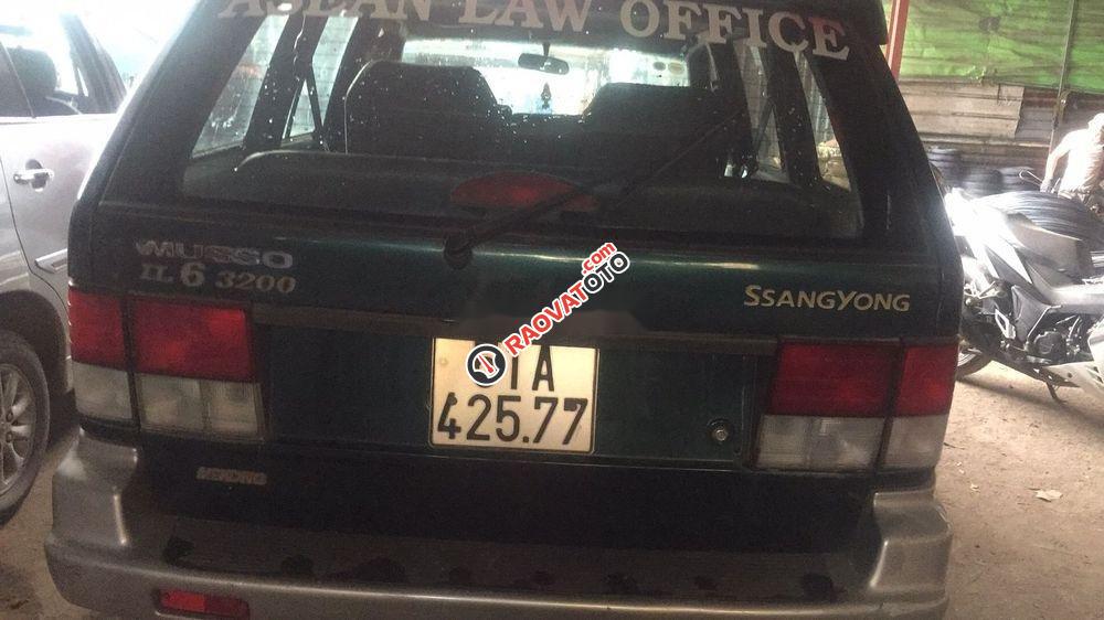 Bán Ssangyong Musso đời 1998, xe nhập, màu xanh lá
-2