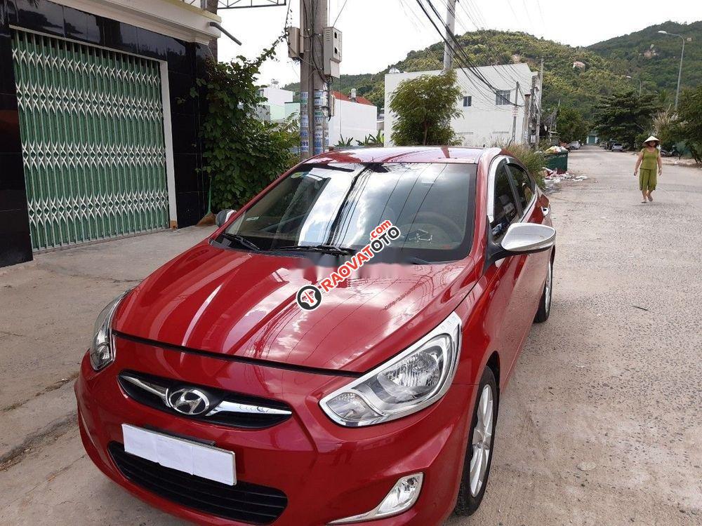 Cần bán xe Hyundai Accent MT sản xuất năm 2011, màu đỏ, nhập khẩu-9