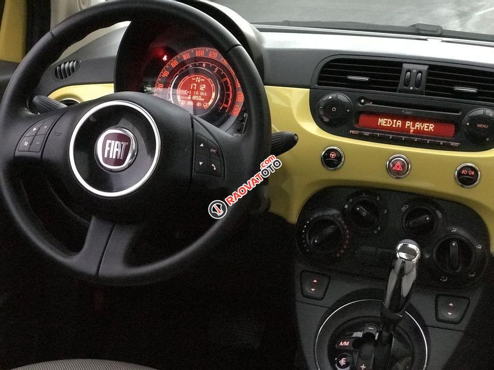 Bán Fiat 500 đời 2009, màu vàng, xe nhập số tự động, giá tốt-4