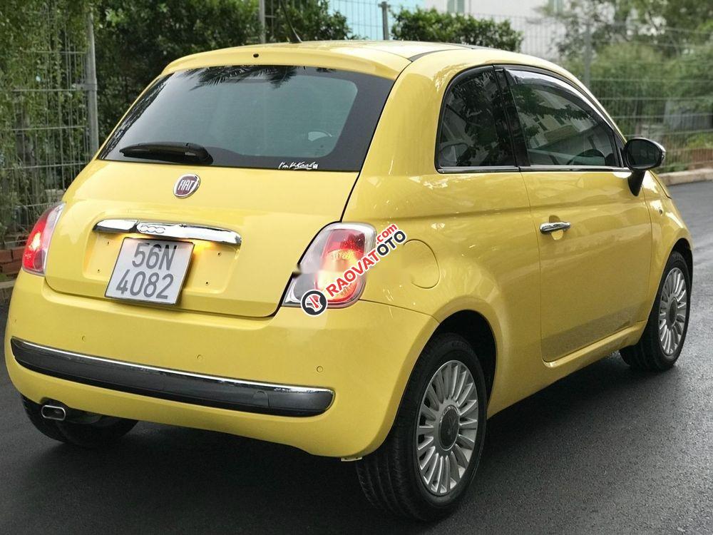 Bán Fiat 500 đời 2009, màu vàng, xe nhập số tự động, giá tốt-7