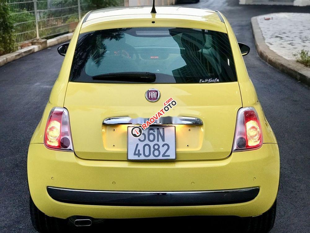 Bán Fiat 500 đời 2009, màu vàng, xe nhập số tự động, giá tốt-0