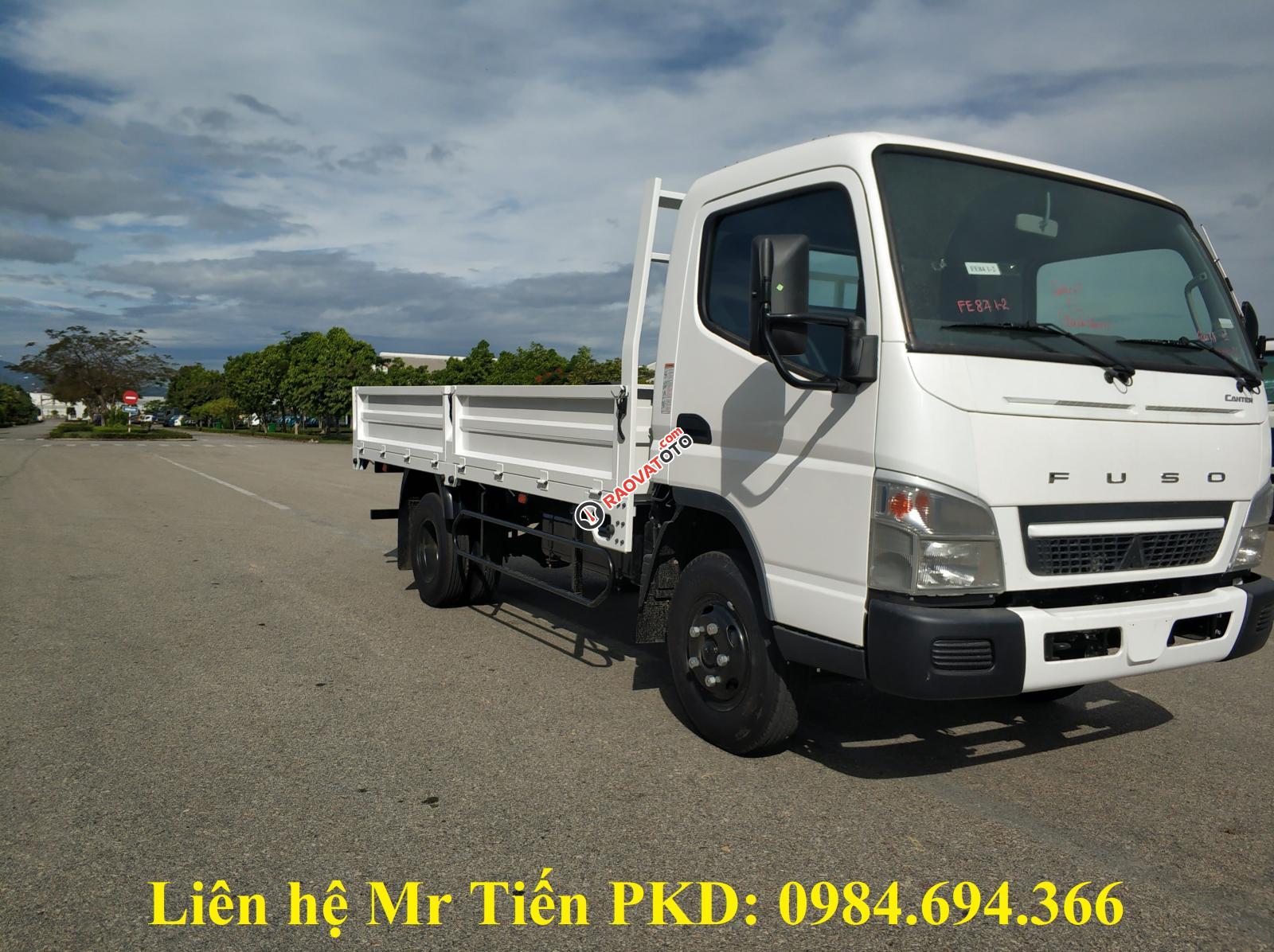 Bán xe tải nhập khẩu Mitsubishi Canter 6.5 tải 3.4 tấn, thùng dài 4.3m, hỗ trợ trả góp 80%-0