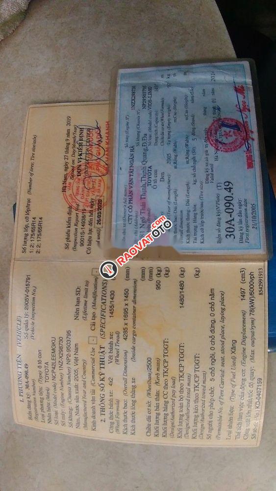 Xe Toyota Vios MT năm 2005, màu đen-6