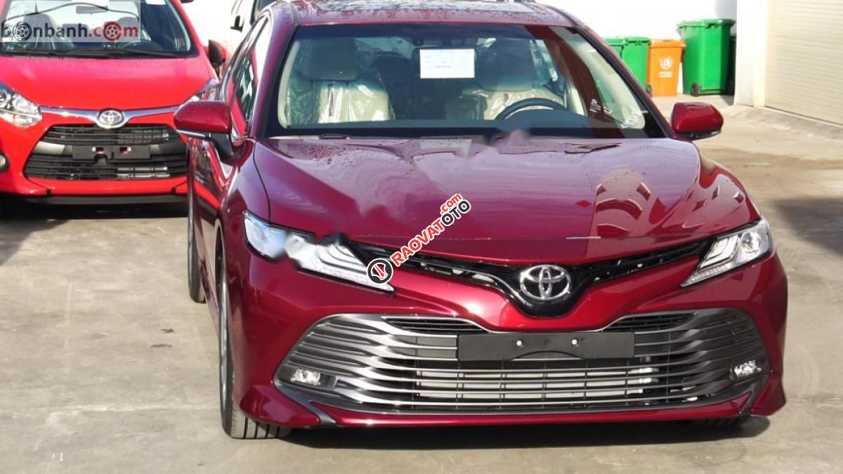 Bán Toyota Camry 2019, màu đỏ, nhập khẩu-9