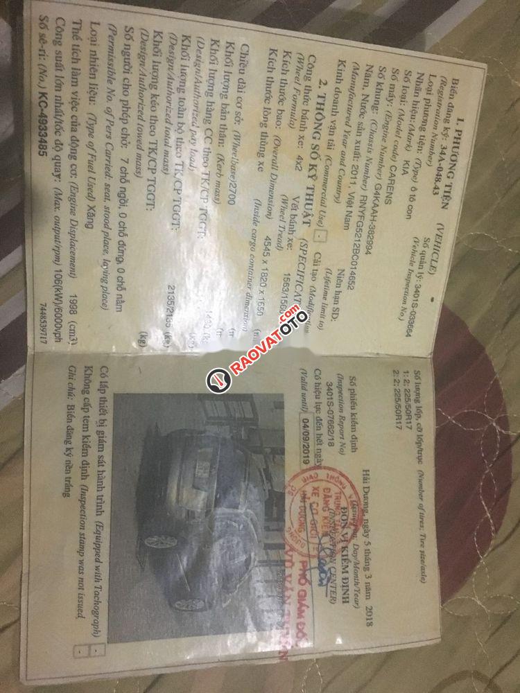 Bán xe Kia Carens 2.0MT sản xuất năm 2011, 290 triệu-5