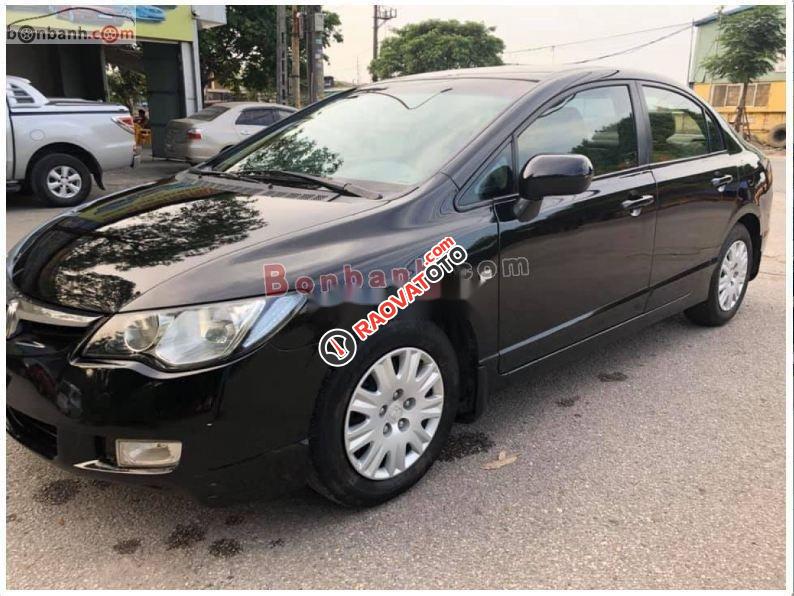 Cần bán gấp Honda Civic MT đời 2008, màu đen chính chủ-1