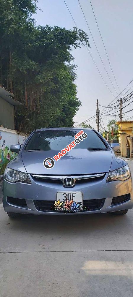 Cần bán lại xe Honda Civic MT đời 2008, màu xanh lam -0