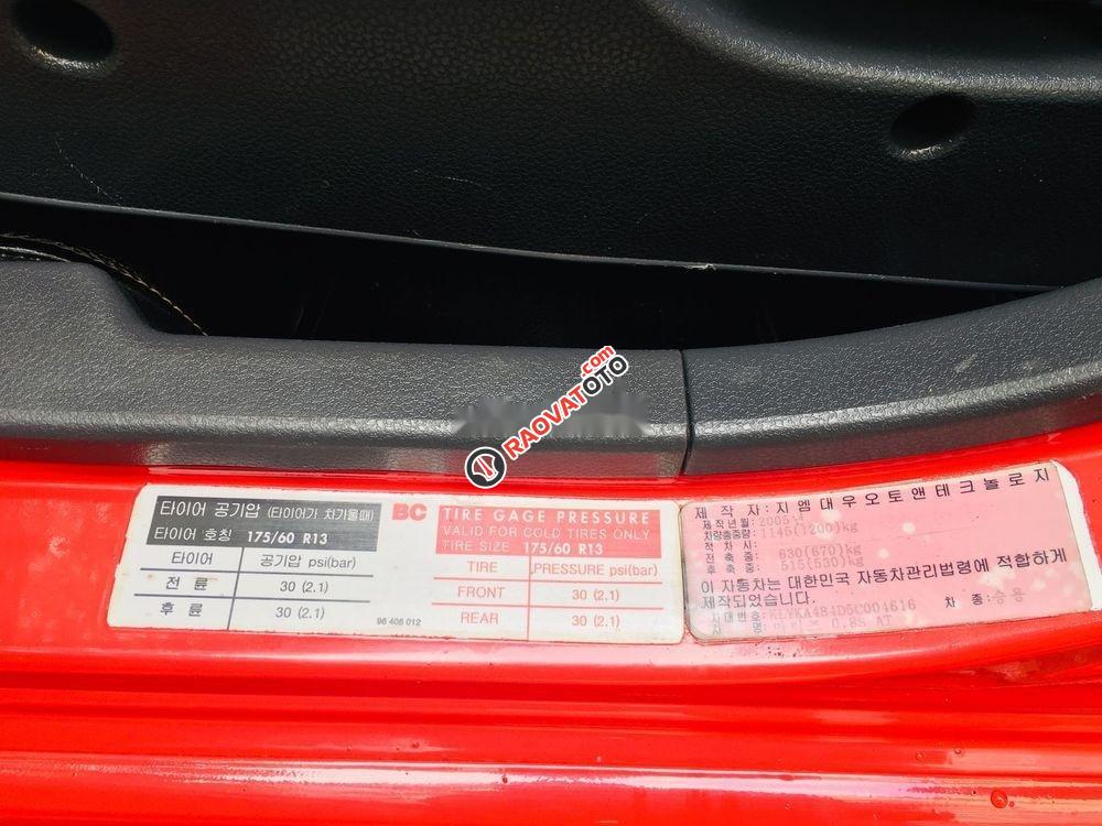 Cần bán lại xe Daewoo Matiz đời 2005, màu đỏ, xe nhập chính hãng-3