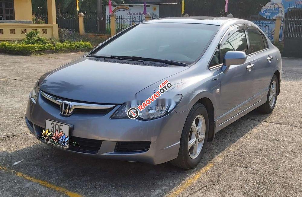 Cần bán lại xe Honda Civic MT đời 2008, màu xanh lam -3