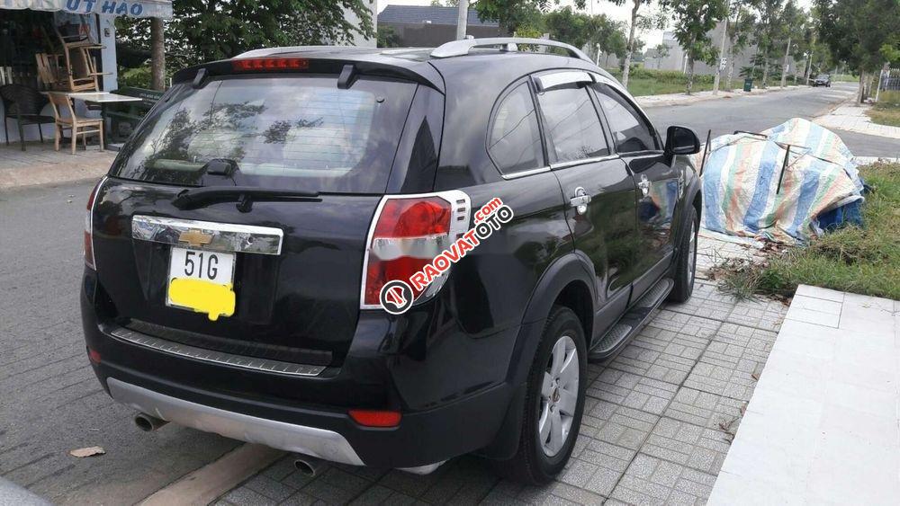 Xe Chevrolet Captiva MT năm sản xuất 2008, màu đen xe gia đình-3