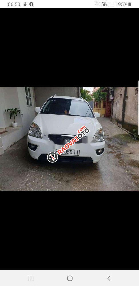 Xe Kia Carens MT đời 2015, màu trắng xe gia đình-0