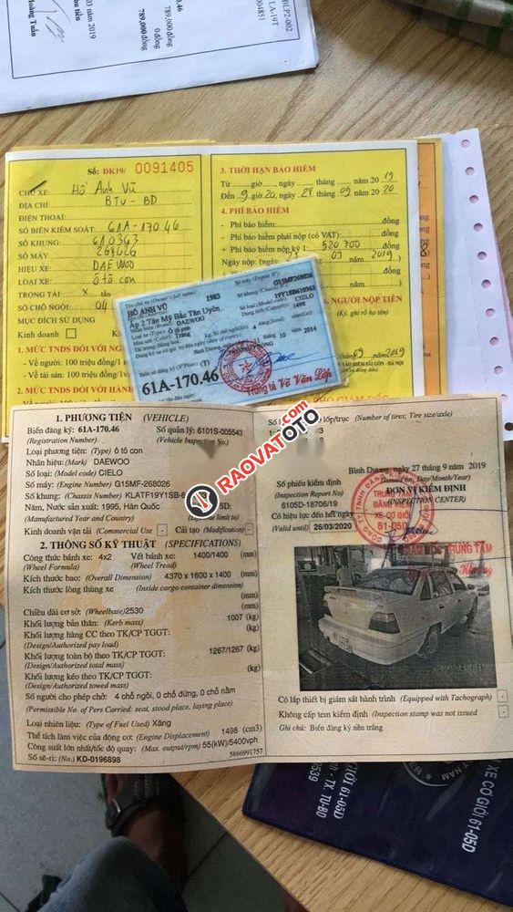 Cần bán lại xe Daewoo Nubira đời 1995, màu trắng, nhập khẩu chính hãng-4