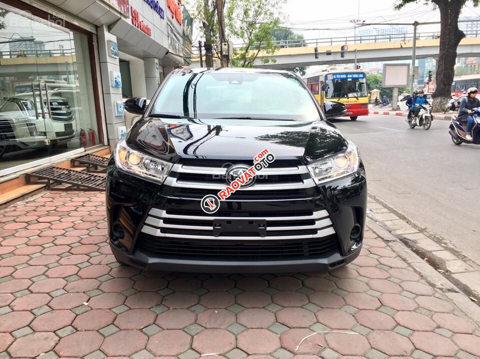 Bán xe Toyota Highlander LE 2019, màu đen, màu đỏ nhập khẩu Mỹ, LH em Hương: 0945392468-18