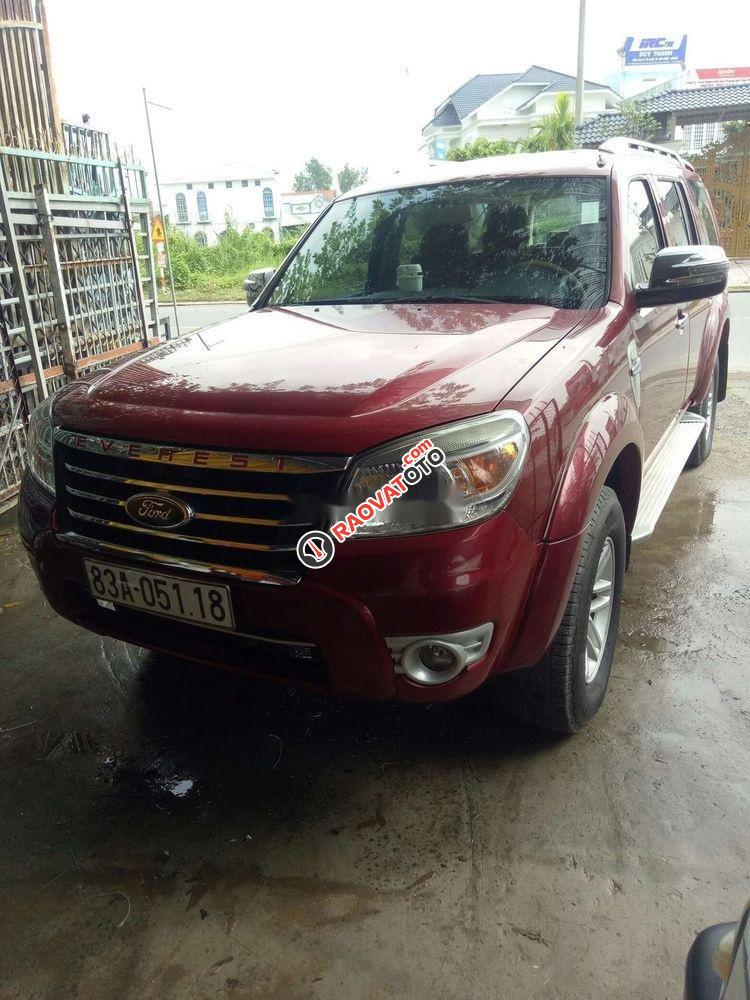 Bán ô tô Ford Everest MT năm sản xuất 2009, màu đỏ-4