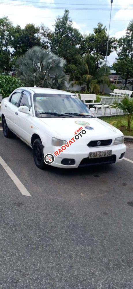 Bán Suzuki Balenno đời 2004, màu trắng, nhập khẩu nguyên chiếc xe gia đình, giá tốt-0