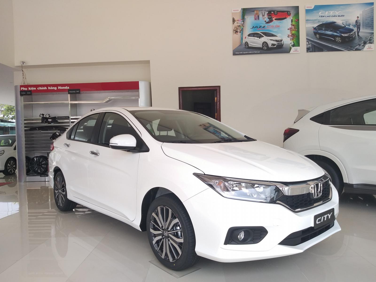 Honda Ôtô Thanh Hóa, giao ngay Honda City 1.5 CVT màu trắng, đời 2019, giá tốt. LH: 0962028368-2