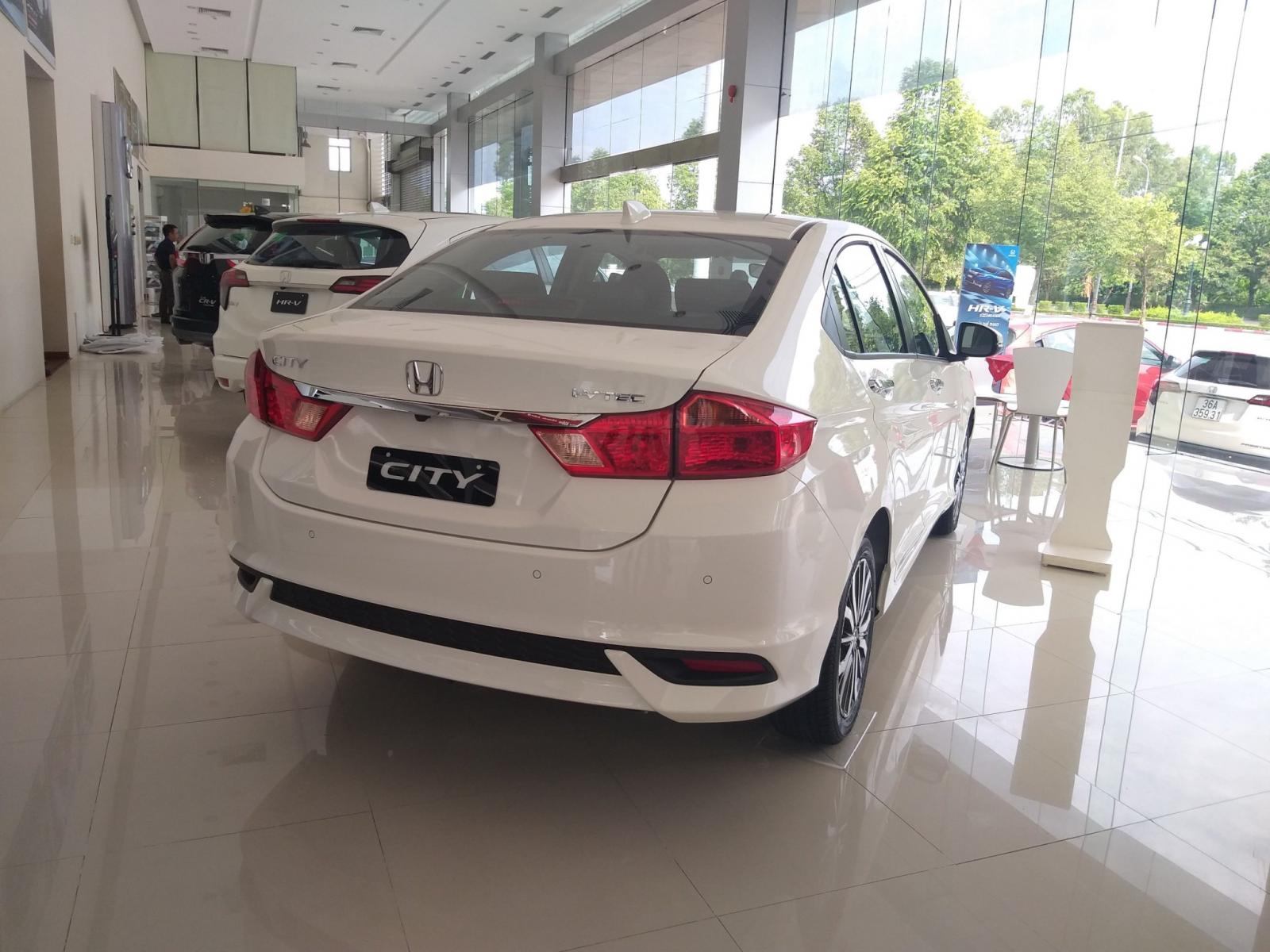 Honda Ôtô Thanh Hóa, giao ngay Honda City 1.5TOP màu trắng, đời 2019, giá tốt. LH: 0962028368-4