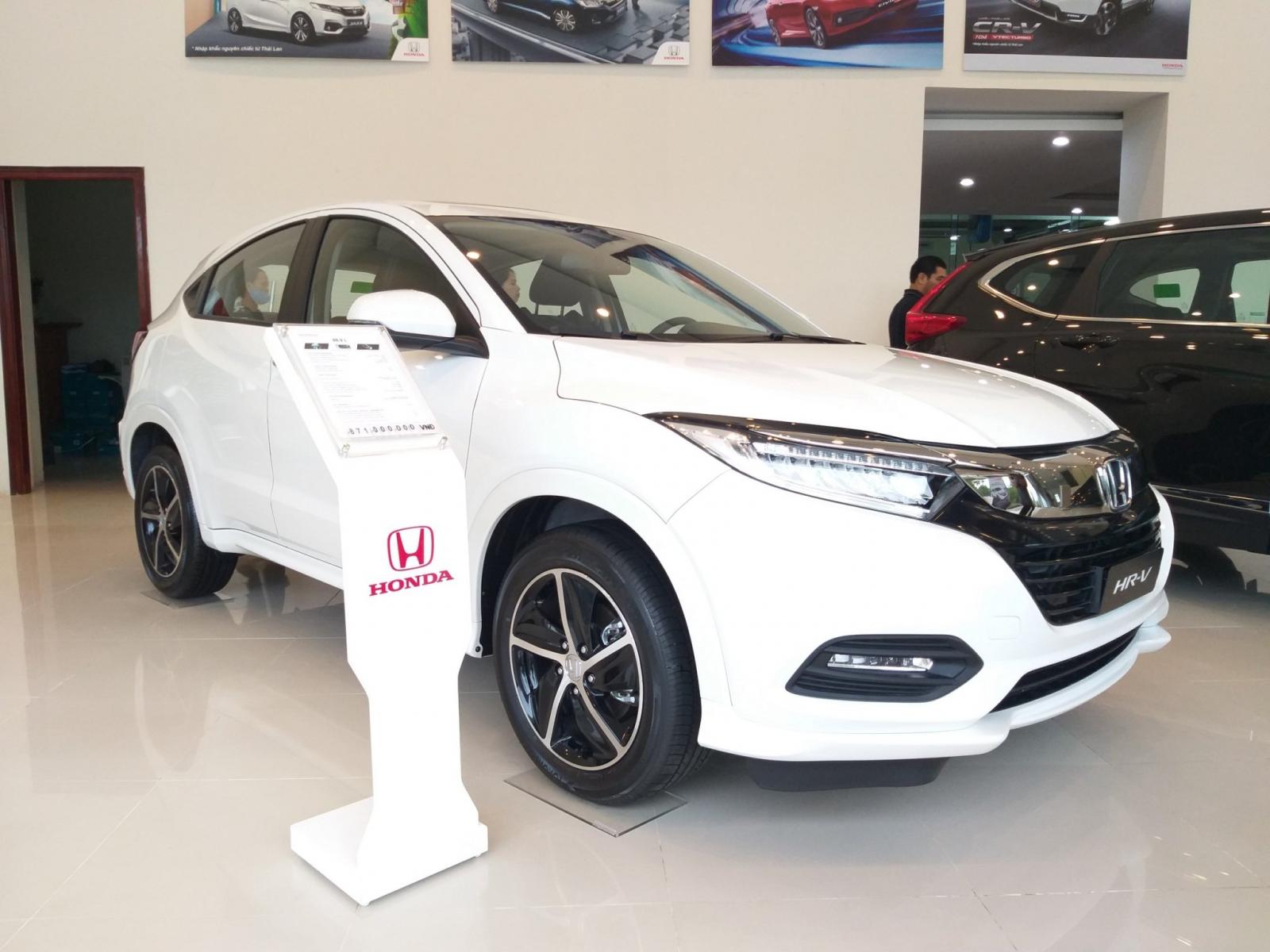 Honda Ôtô Thanh Hóa, giao ngay Honda HR-V 1.8L màu trắng, đời 2019, giảm giá sốc, LH: 0962028368-1