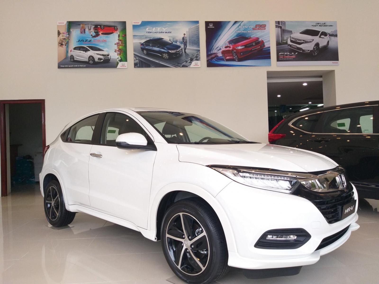 Honda Ôtô Thanh Hóa, giao ngay Honda HR-V 1.8L màu trắng, đời 2019, giảm giá sốc, LH: 0962028368-3