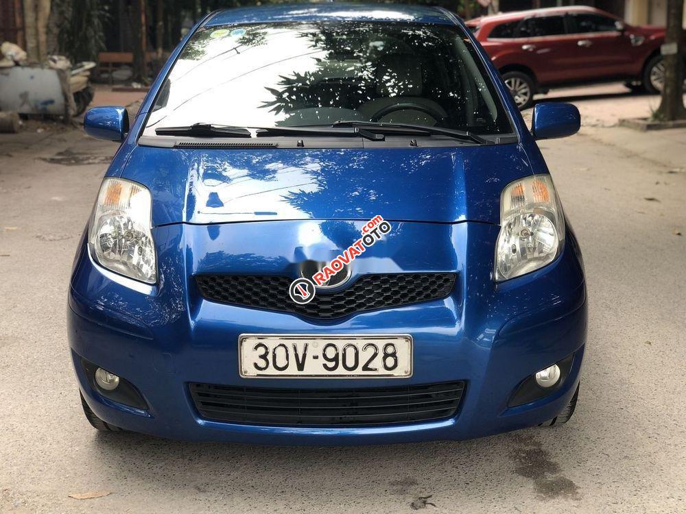 Cần bán Toyota Yaris AT 2009, màu xanh lam, nhập khẩu xe gia đình, giá 340tr-0