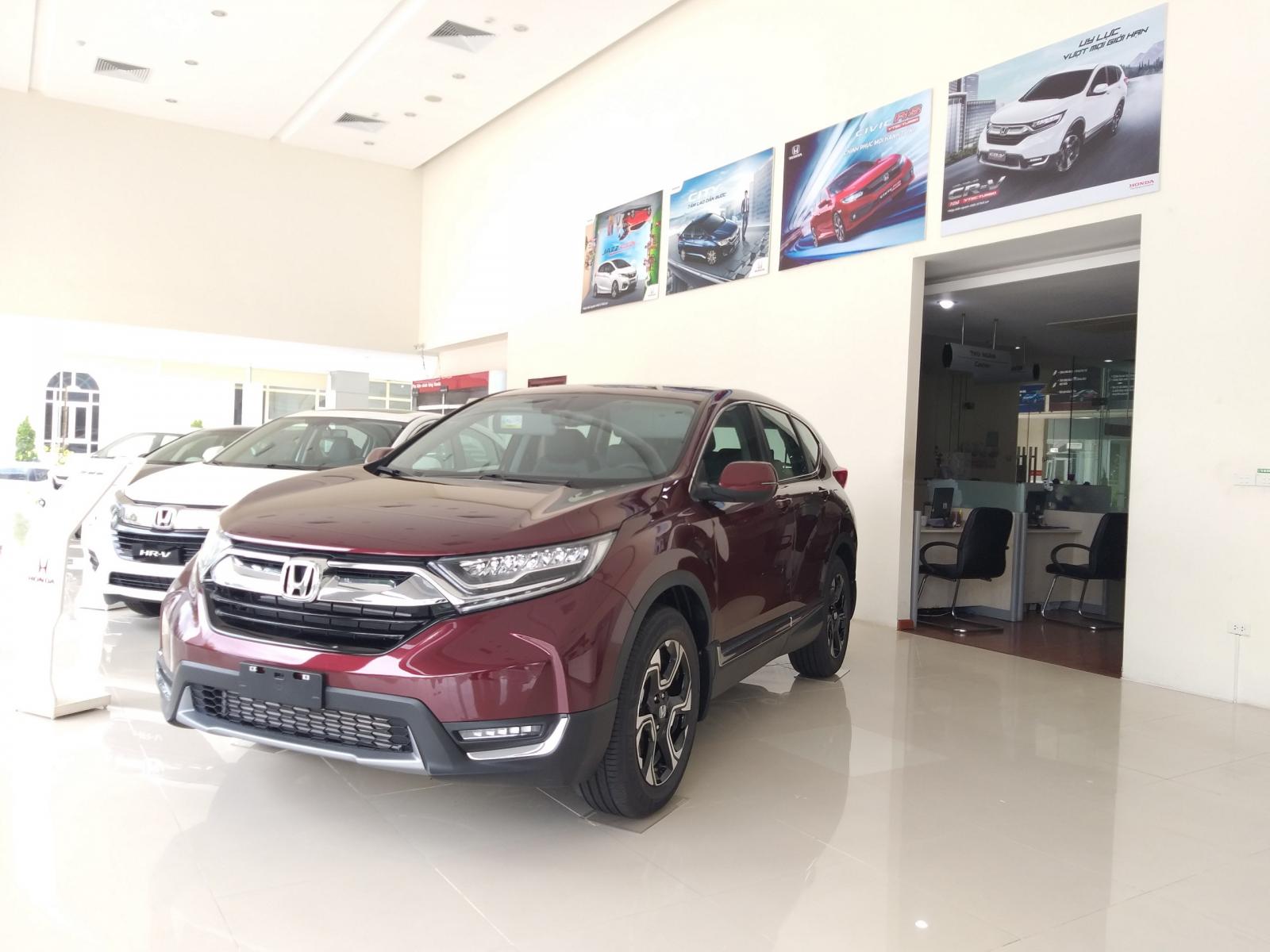 Giao ngay Honda CR-V 1.5 L, màu đỏ, đời 2019, giảm giá sốc khi mua xe tại Honda Ôtô Thanh Hóa, LH: 0962028368-1