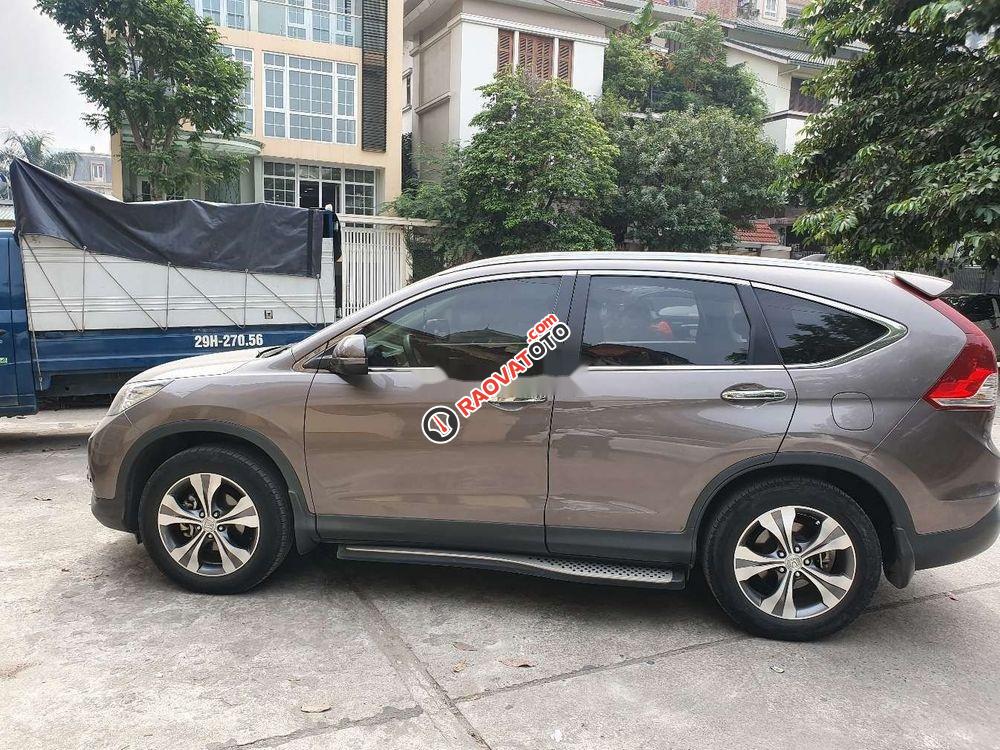 Cần bán xe Honda CR V sản xuất 2013, màu xám, xe gia đình-0