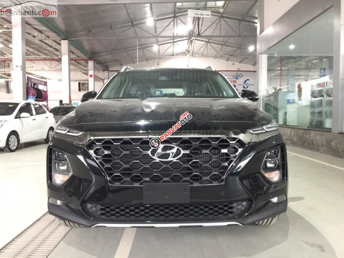 Bán xe Hyundai Santa Fe năm sản xuất 2019, màu đen, giá tốt-4