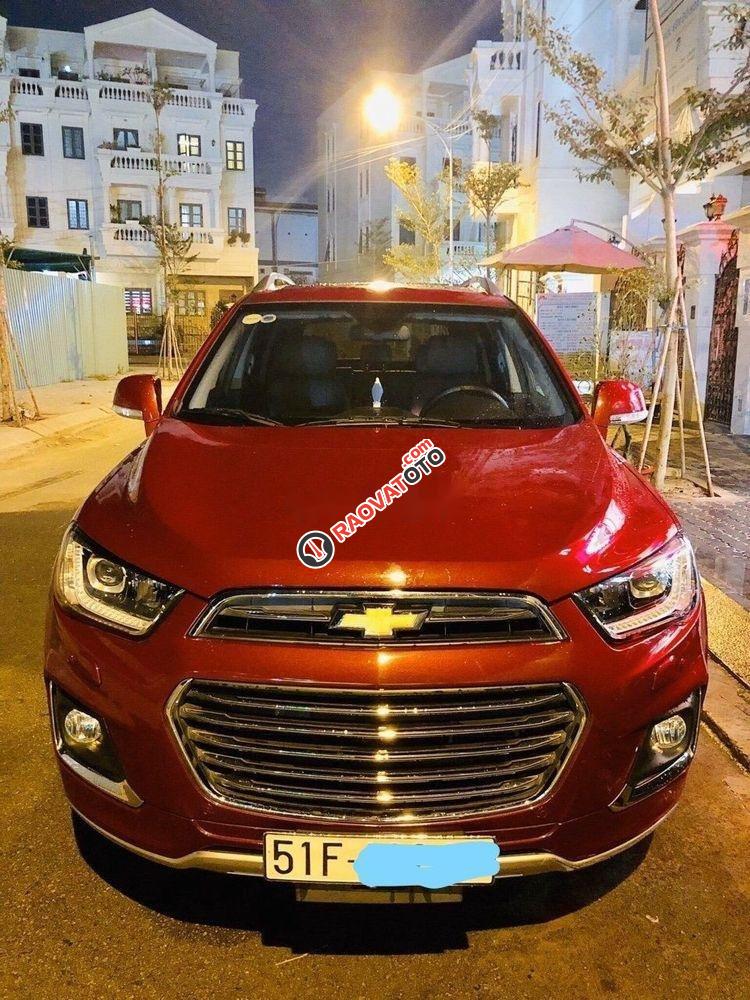 Bán ô tô Chevrolet Captiva AT sản xuất năm 2017, màu đỏ như mới, giá 680tr-3