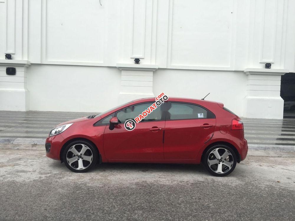Bán Kia Rio AT đời 2014, màu đỏ, xe nhập chính chủ-4