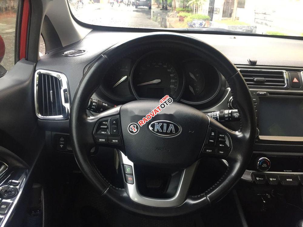 Bán Kia Rio AT đời 2014, màu đỏ, xe nhập chính chủ-1