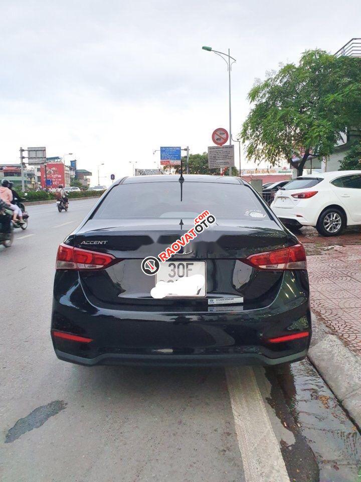 Bán xe Hyundai Accent đời 2019, màu đen xe nguyên bản-3