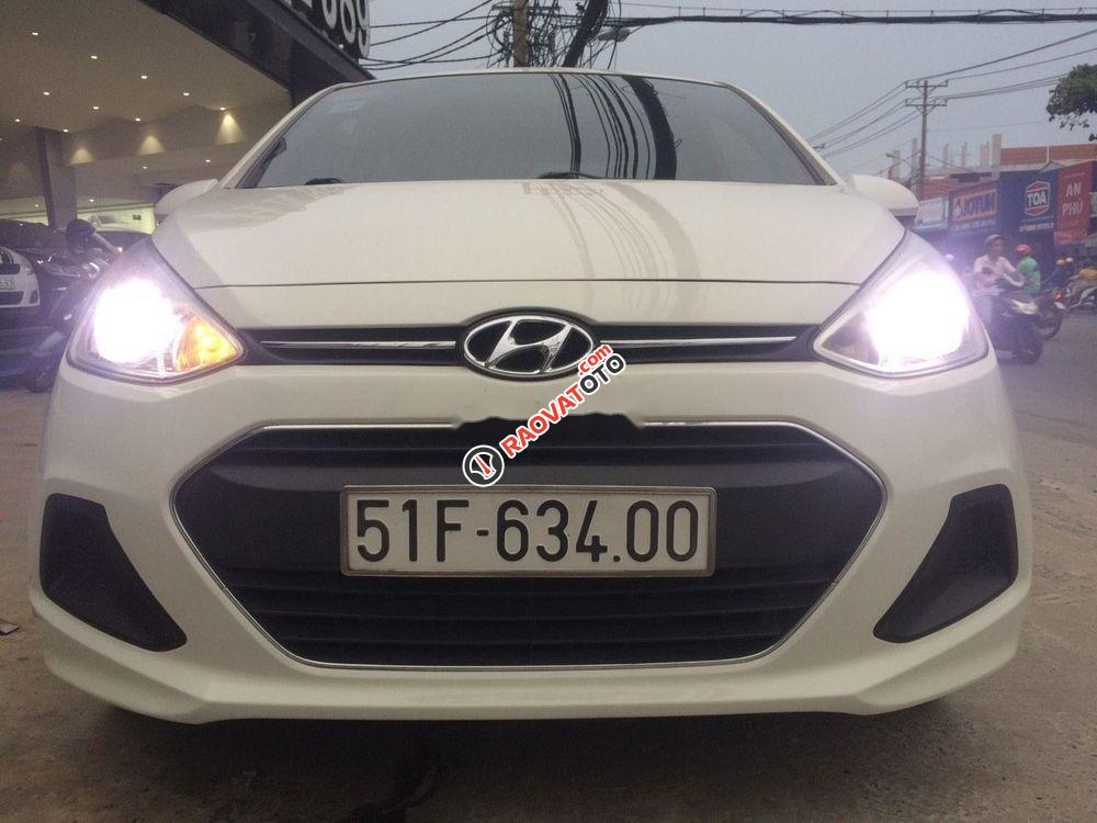 Cần bán lại xe Hyundai Grand i10 sản xuất năm 2015, màu trắng, nhập khẩu như mới-5