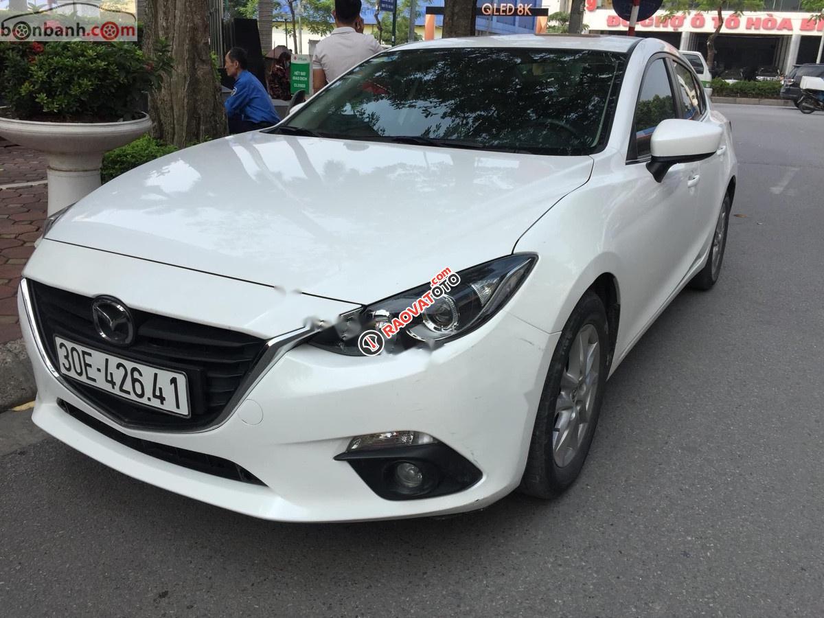 Cần bán lại xe Mazda 3 năm 2017, màu trắng, 588tr-0
