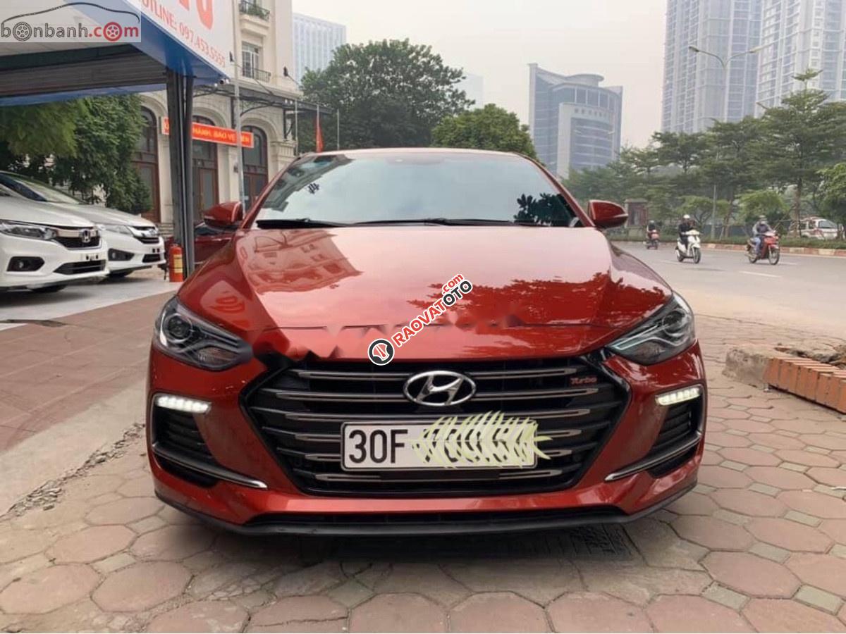 Bán Hyundai Elantra 1.6 Turbo năm sản xuất 2018, màu đỏ, giá tốt-3