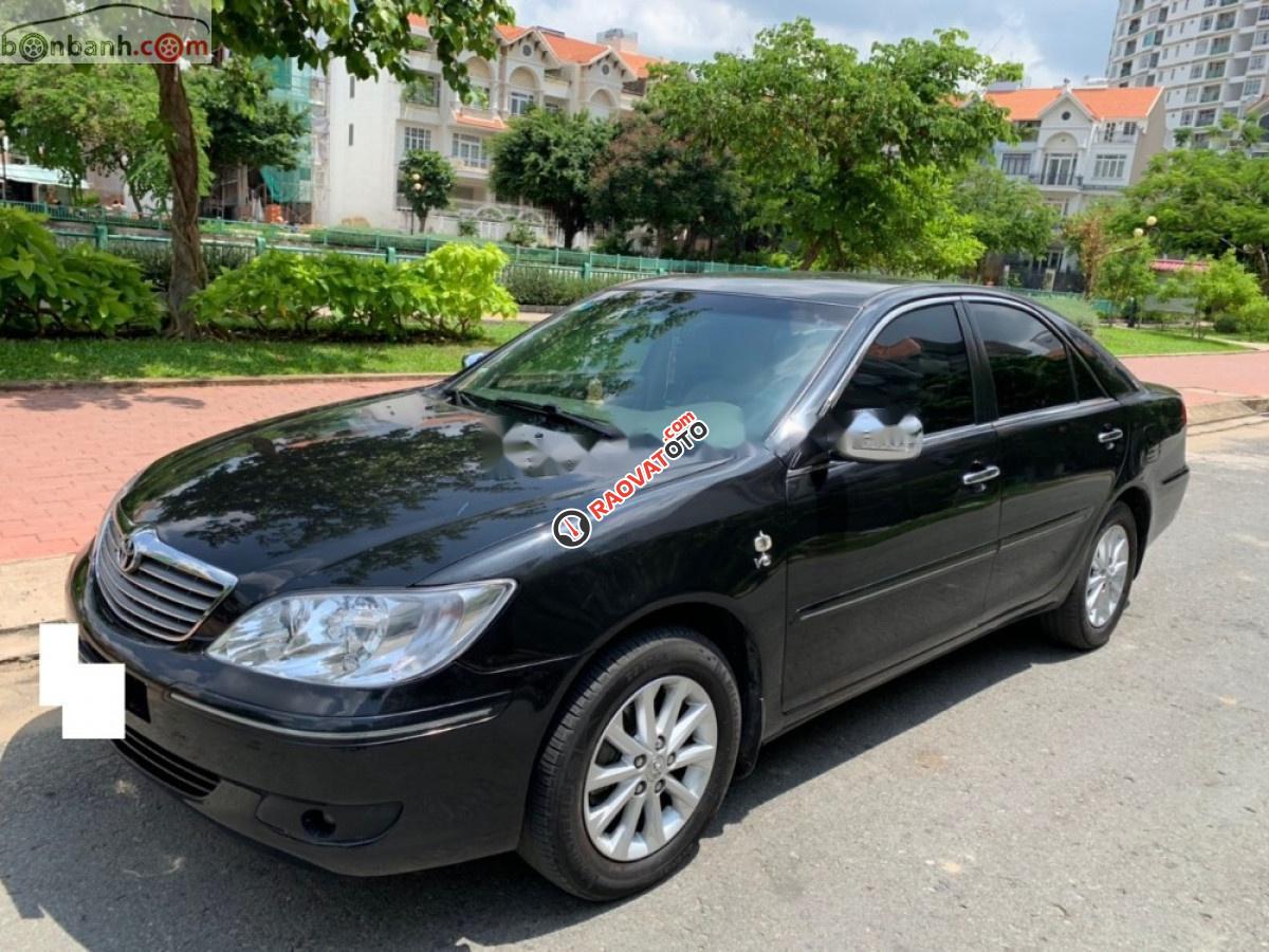 Bán Toyota Camry 3.0V đời 2004, màu đen số tự động-8