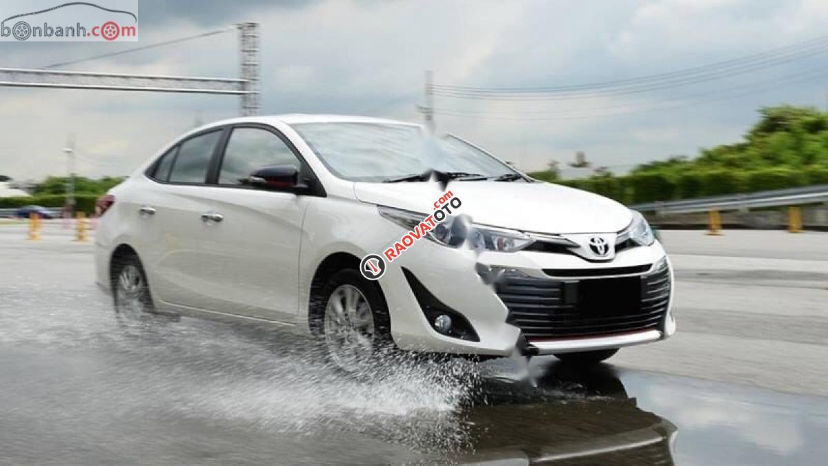 Bán Toyota Vios 1.5G năm sản xuất 2019, màu trắng, 540tr-0