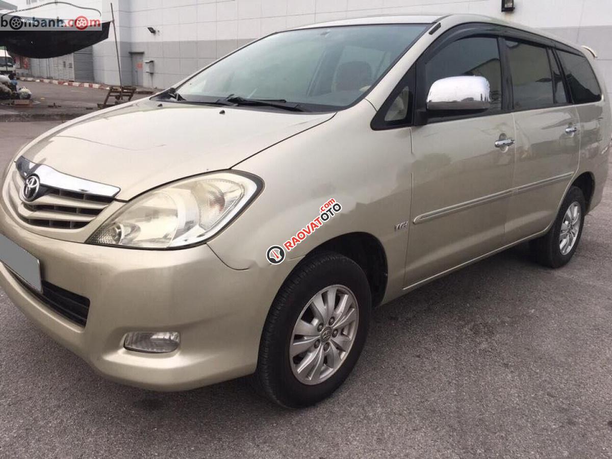 Bán Toyota Innova MT đời 2008, màu vàng số sàn-2