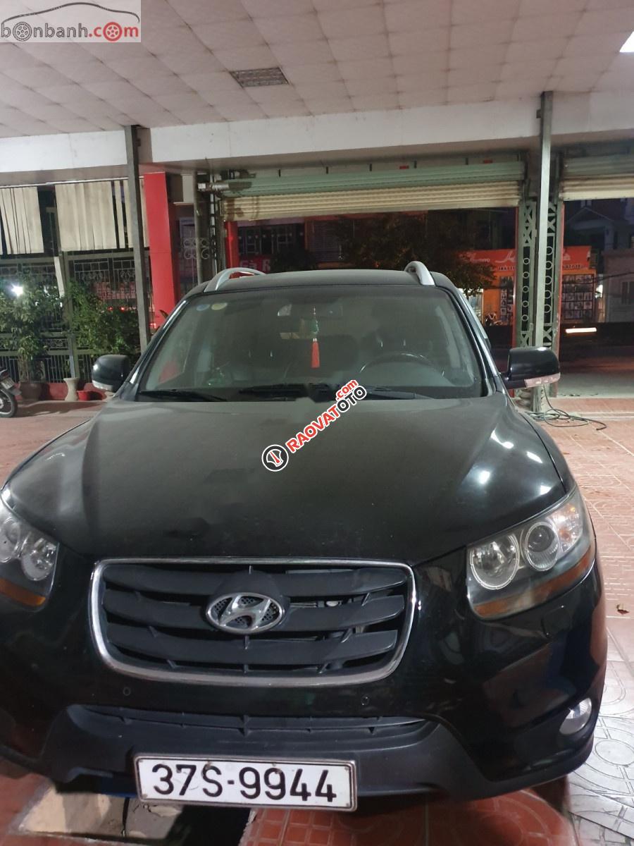 Cần bán xe Hyundai Santa Fe SLX năm 2010, màu đen, nhập khẩu nguyên chiếc xe gia đình-1