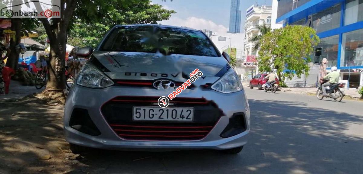 Xe Hyundai Grand i10 1.0 MT Base 2016, màu bạc, xe nhập  -3