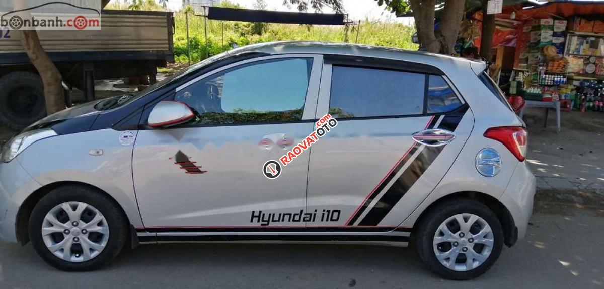 Xe Hyundai Grand i10 1.0 MT Base 2016, màu bạc, xe nhập  -2