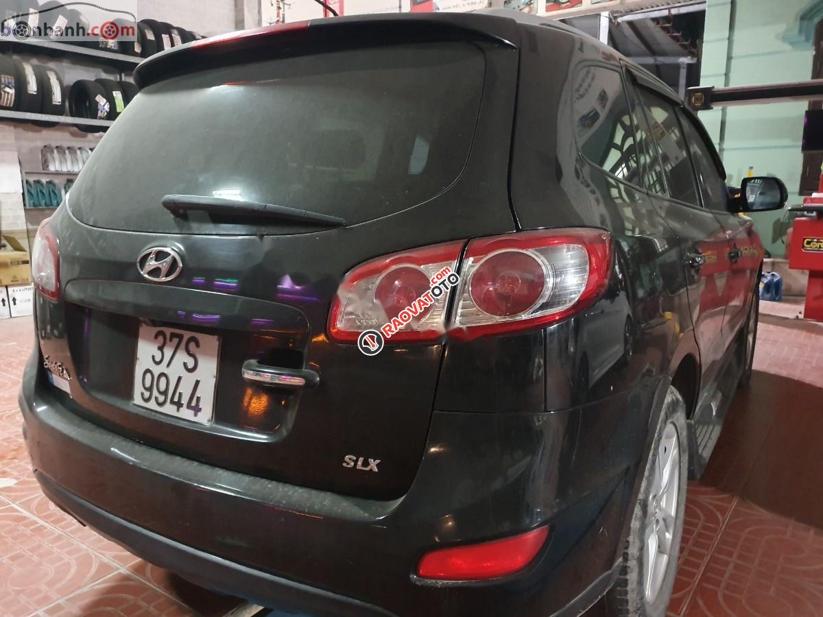 Cần bán xe Hyundai Santa Fe SLX năm 2010, màu đen, nhập khẩu nguyên chiếc xe gia đình-2
