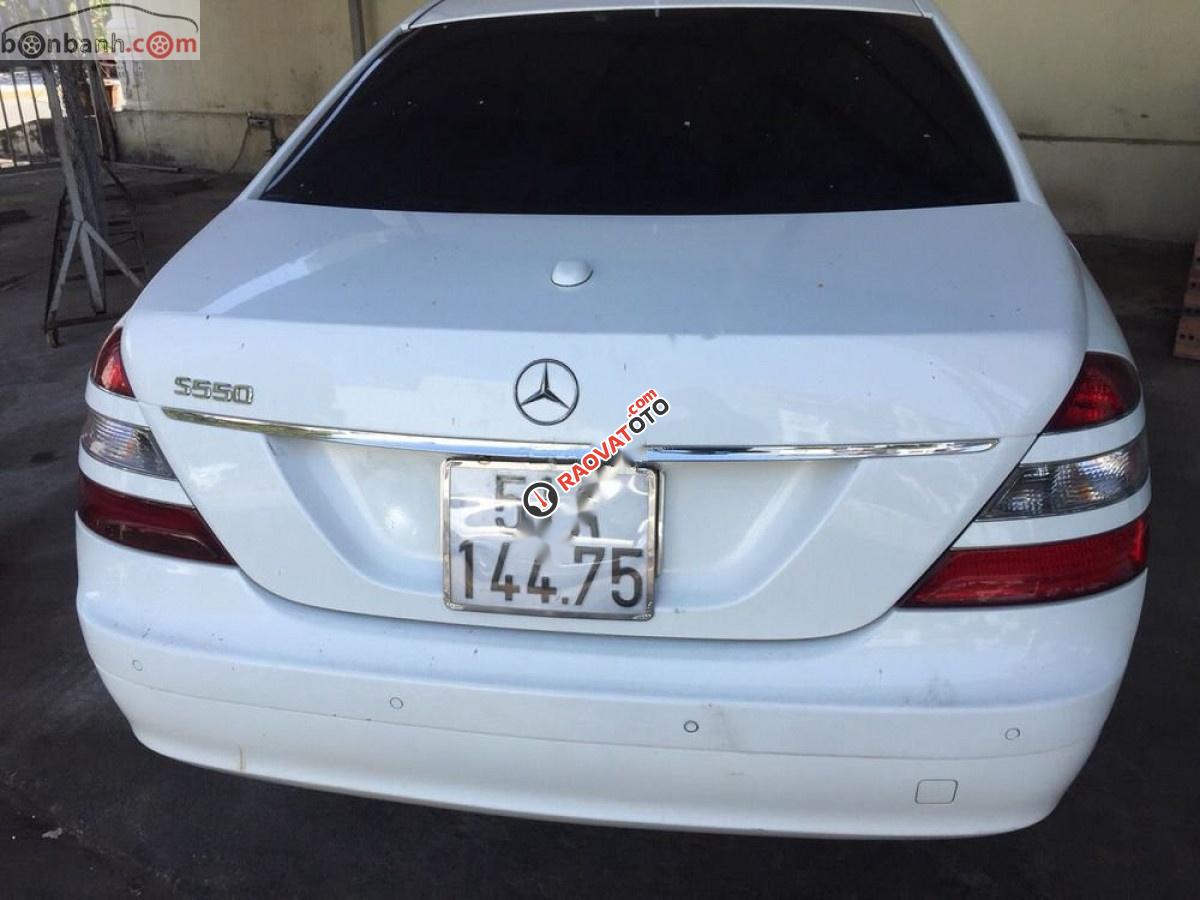 Bán xe Mercedes Benz S550 2006, màu trắng xe gia đình-2