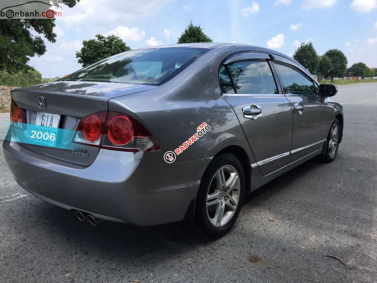 Cần bán Honda Civic đời 2006, màu xám số tự động, giá 338tr-1